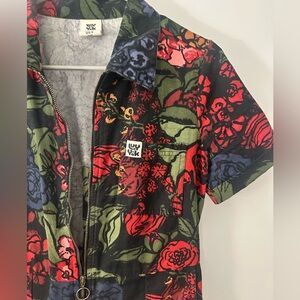 Ragan - Cotton Jumpsuit in Maria Print